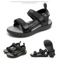 Vanmie 2024 Breathable Sport Sandals Summer Beach Shoes for Boys Casual Comfortable Soft Sole Kids Non-slip Sandalias.