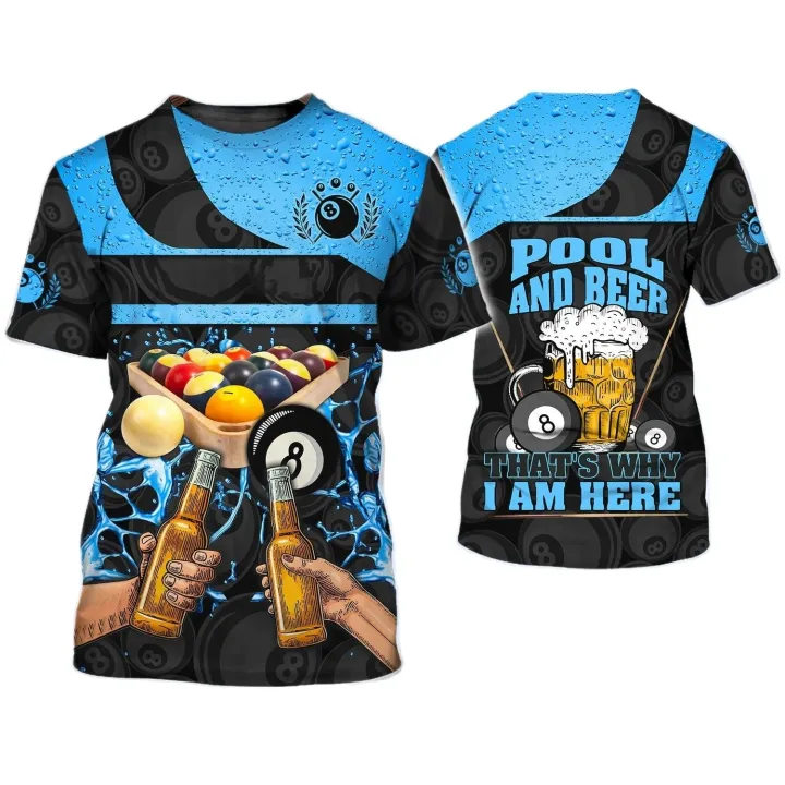 Billiards%20Snooker%20Print%20Shirt%20Men's%20T-shirt%20Tops%20Summer%20Casual%20Sweatshirt%20Oversized%20Short%20Sleeve%20Pullover%20Personalized%20Clothes%20-%20Image%206