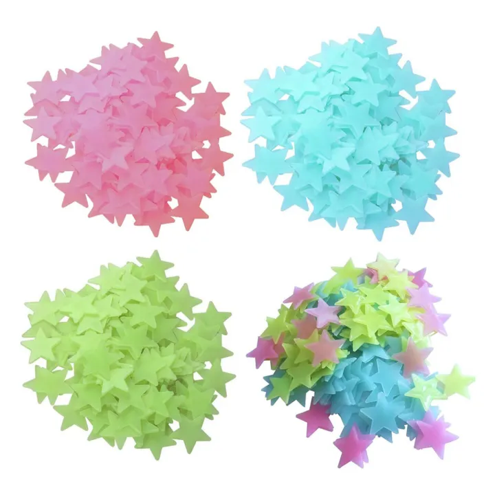 20pcs/bag%203cm%20Glow%20In%20The%20Dark%20Luminous%20Star%20Stickers%20Halloween%20Decorations%20for%20Home%20Toy%20PVC%20Stickers%20for%20Kids%20Roo%20-%20Sustainable%20Option%20-%20Image%202