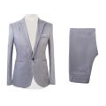 Men Business Casual Suits 2 Pieces Set Jacket Pants Men's Wedding Suit Slim Business Office Suit Formal Business Blazer Suit. 