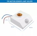 Human Infrared Motion PIR Censor Light Lamp Holder Switch, B22-E27 Lamp Holder Converter with Motion Sensor Holder for Lighting. 