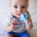 Baby Toys Silicone 1 Ps Banana Infant Teether Toys Toothbrush (Color as per stock).