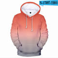 New 2022 3D Hoodies Men/Women Sweatshirts Colourful Gradient Hoodde Mens Solid Color Hooded Boy/Girls Rainbow Coats.