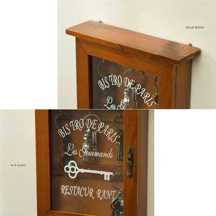 Wooden%20Key%20Box,%20Retro,%20Wall,%20Key%20Cabinet%20with%20Magnetic%20Door,%20Solid%20Wood%20Storage%20with%206%20Hooks%20Easy%20to%20Use%20-B%20-%20Image%204