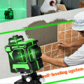KOGEEK Multifunctional 3D 12 Lines Level Tool Vertical Horizontal Lines with Self-leveling Function.