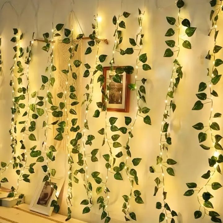 1pc%2020%20LED%20Ivy%20Leaf%20Fairy%20Light%20String%20-%20Battery%20Operated%20for%20Bedroom%20&%207%20feet%20-%20Image%205