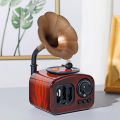 Retro Phonograph Shape Music Box Classical Art Decor Music Box Crafts Gift. 