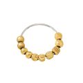 Spinner Fidget Beads Rings for Women Open Adjustable Anxiety Relief Ring Titanium Steel Removable Ball Ring. 