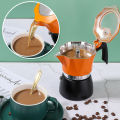 Coffee Maker 150ML Classic Italian Style Aluminum Moka Stove Coffee Maker Hot. 
