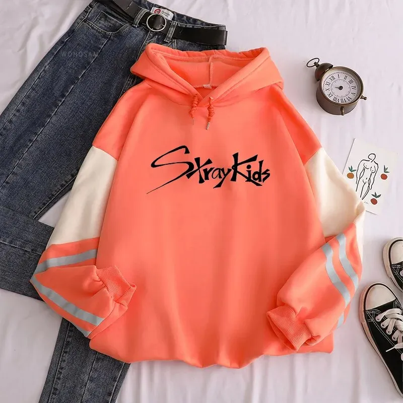 New Album 5 Stray Kids KPOP Straykids Hoodies Harajuku Korean Style Women Sweatshirt Long Sleeve Patchwork Unisex Women Hoodie Daraz .bd