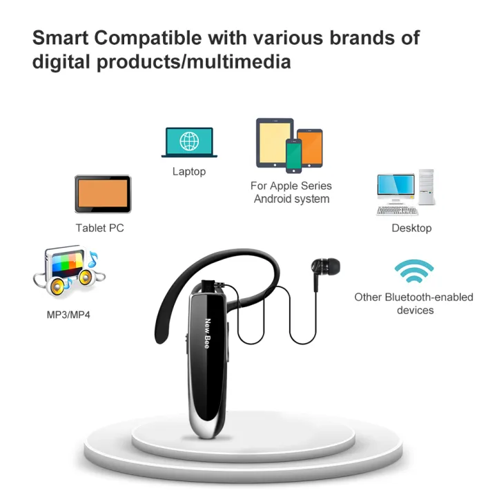 New%20Bee%20LC-B41%20Bluetooth%20Wireless%20Headset%20V5.0%20Handsfree%20Earbuds%20Driving%20Earphones%20Headphones%20with%20Mic%2024Hrs%20Talking%20Time%20-%20Image%204
