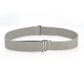 Adjustable Size Flat Buckle Elastic Waist Band Jeans Pant Belt Women Girdle No Show Stretch Belt Invisible Slim Elastic Band.