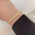 Fashion Stainless Steel Snake Chain Bracelet for Women.