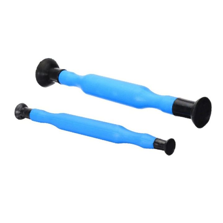 1 Pair Valve Lapping Sticks Dust Grinding Tool Plastic Handle With Suction Cup