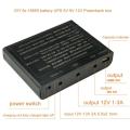 DIY 6x 18650 Battery 5V USB + 9V 12V 5.5x2.1mm UPS Power Supply Box For WiFi Router Modem Security Camera DVR Smartphone. 