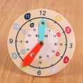Wooden Numbers Clock Toys Children Elementary School Students Know Learning Time Clock Teaching Aids Model Intelligence Development. 