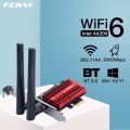 Intel AX200 WiFi 6 802.11ax Dual Band 2.4G/5Ghz For Bluetooth 5.2 Desktop PCIE Wireless WiFi Adapter FENVI WiFi Card 3000Mbps WiFi 6. 