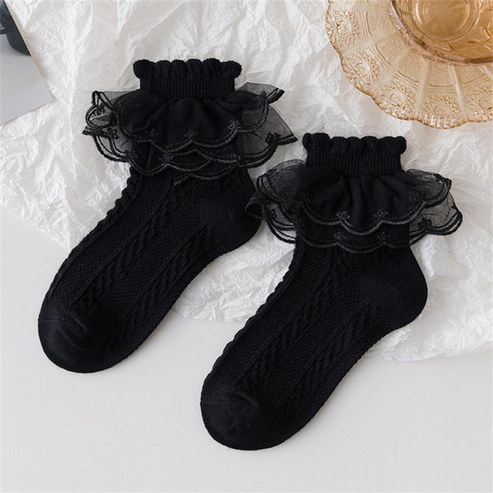 Princess Fashion Soft Girl Women Lace Ankle Socks
