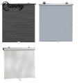 Blackout Blind Shade With Suction Cups Roller Window Shades Temporary Portable Window Cover Curtain 49.12 x 22.79 Inches. 