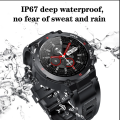 Lamgool K22 watch Bluetooth Call Smart Watch Men Outdoor Sports Fitness Tracker Heart Rate Music Play Smartwatch For Android IOS. 