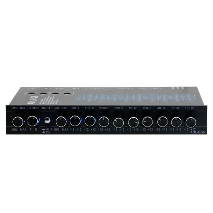 Auto%20Square%209%20Band%20Graphic%20Equalizer%20Digital%20Car%20Audio%20Full%20Series%20Car%20Amplifier%20Equalizer+Adjustable%20Filter%20-%20Image%204