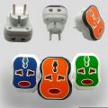 Multi Socket Plug Adapter With LED Indicator Electrical Travel Adapter Converter.