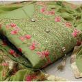 New Stylish Latest Indian Designed High Quality Semi-stitched Georgette Embroidery Work Designer Anarkali Party Wear Suits For Women/Eid Collection. 