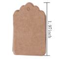 100 Pcs Kraft Paper Label Price Wedding Party Gift Card Packaging Labels.