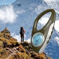 Multifunctional Barometer Altimeter Thermometer with Backlight Display Digital Altitude Monitor Weather Forecast Pedometer for Climbing Camping Sports.