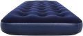 Single Air Bed With Electric Pumper- Blue. 
