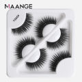 MAANGE 3Pair Mink Hair 3D Eyelashes Y3A04. 