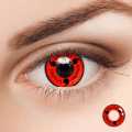 COMICPARTY Red Cosplay SanGouYu Color Contact Lenses Halloween Makeup Cosmetic Contactlen Barbie RED HD9. 