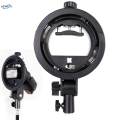S Type Bracket Mount Studio Photography for Flash Light Snoot 15.5cmx4.5cmx26.5cm.