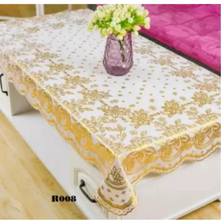 DHgate PVC Golden Colour Tablecloth Tea Cup Mat Table Cover - 42'' by 22' inches