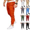 Men cargo pants Joggers Sweatpants Casual Male Sportswear Solid Multi-pocket Cargo Trousers Hop Harem Pants Slim.