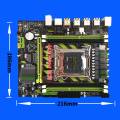 X79 Motherboard+E5 2640 V2 CPU+4X4GB DDR3 1600Mhz REG ECC RAM Memory+SATA Cable+Switch Cable+Thermal Grease M.2 NVME. 