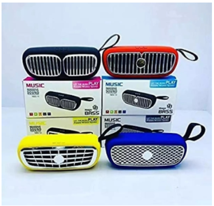 Portable Bluetooth Speaker: Enjoy A High Definition Stereo Sound With An Impressive Volume Whether You'Re Lounging Around The House, Or Partying-14 Massive Audio Bass TF/USB/FM/BT Compatile with All Smartphones, Laptops, Tablets