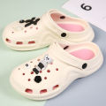 Hole Shoes Women's Sandals New Medical Operating Room Nurse Slippers Toe Cap Slippers Non-Slip Soft Bottom Men's Beach Shoes. 