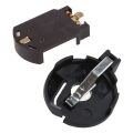 6Pcs Brown Plastic Housing CR2032 Button Cell Battery Socket Holder Case & 5 Pcs CR2016 2025 2032 Coin Cell Button Battery Holder Socket Black. 