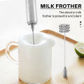 Milk Frother Handheld Three-Layer of Whisk- Operated Electric Foam Maker for Coffee, Latte, Hot Chocolate. 