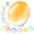 Nature Wake Up Light Alarm Clock with Sunrise/Sunset Simulation Dual Alarms FM Radio Snooze LED Atmosphere Night Light.