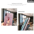 Phone case For Vivo Y18S Back cover Glitter Starry Sky Bling Ring Lanyard Shiny Transparent Holder Stand Girls Soft Cover For VIVO Y18S Cover cases.
