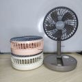 Jy Super JY-2215 Professional Rechargeable Portable Mini Folding Table Fan Strong Wind - AC/DC. 
