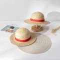 Luffy Straw Hat Anime Cosplay Summer Hats for Adult Beach Cap Halloween Men Women. 