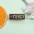 Red Heart Mercy Badge Enamel Pins Undertale Game Brooches Collar Lapel Badge Metal Backpack Jewelry Accessories Gift for Friend. 