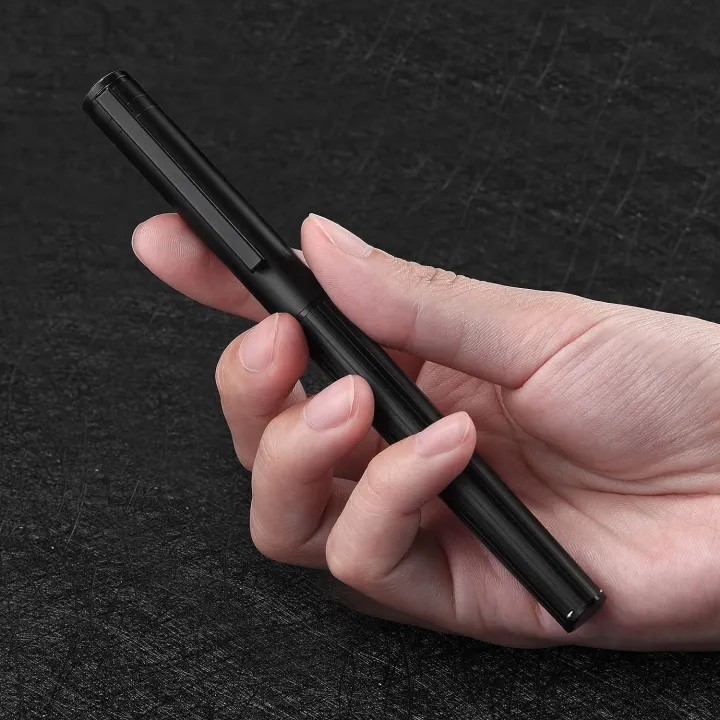 Hongdian%20H1%20Black%20Aluminum%20Fountain%20Pen%20Extra%20Fine%20Nib,%20Smooth%20Writing%20Instrument%20with%20Converter%20and%20Pen%20Case%20Set%20-%20Image%205