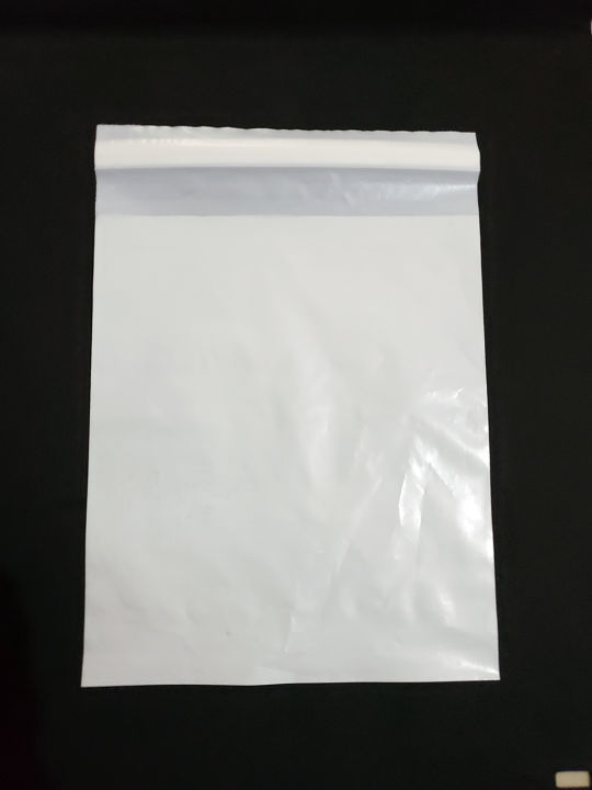 (6x8+2) inch 100 Pcs Courier poly bag/Parcel poly bag/Mailer poly bag white colour