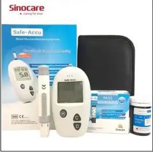 Sinocare Safe Accu Blood Glucose Monitoring System Diabetes Test Machine Blood Glucose Meter