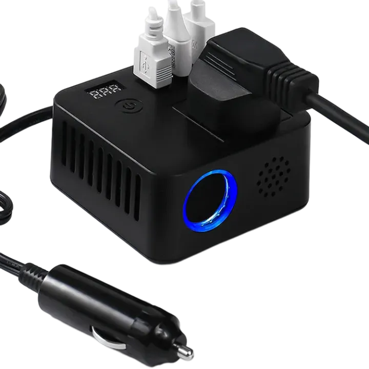 Car%20Inverter%20A/C%2012V/24V%20to%20D/C%20110V/220V%20Digital%20Display%20Car%20Power%20Adapter%20Auto%20Converter%20QC3.0%20Fast%20Charging%20Inverter%20Multi-Protection%20Car%20Charger%20Adapter%20Car%20D/C%20Power%20Home%20A/C%20Power%20Converter%20-%20Image%205