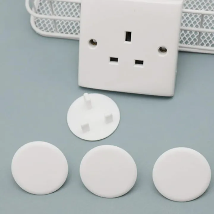 Plug%20Socket%20Covers%20White%20Baby%20Home%20Safety%20Outlet%20Covers%20Child%20Proof%20Plug%20Socket%20Protectors%20Guards%20Caps%20to%20Prevent%20Electric%20Shock%205pcs%20-%20Image%205